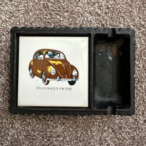 Vintage Volkswagen 1939 Beetle VW Ashtray Collection Vintage Car Germany RARE